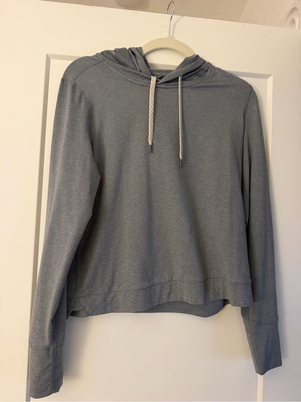 Vuori Light Heather Gray Hooded Pullover